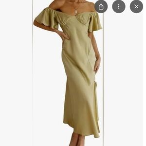 Flowy Yellow Maxi Dress